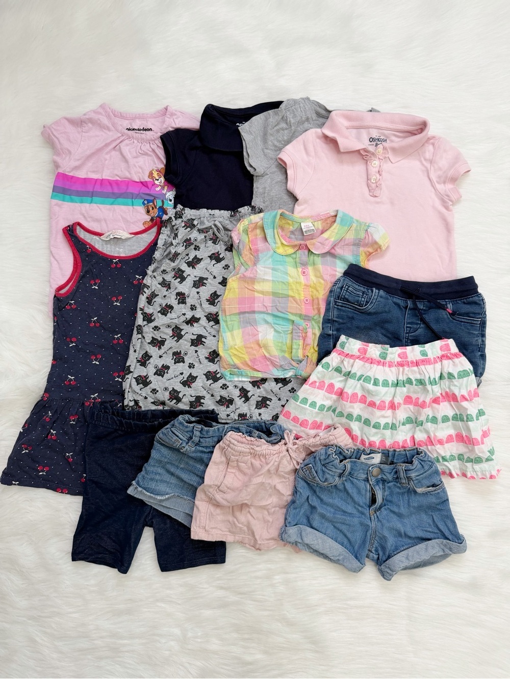 Girls Toddler Size 4T Summer Clothes LOT